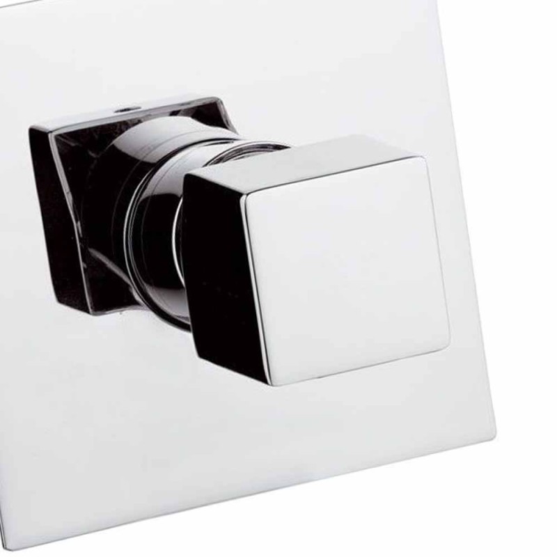 Miscelatore incasso doccia daniel rubinetterie made in italy, design quadro Daniel Rubinetterie CU602CR