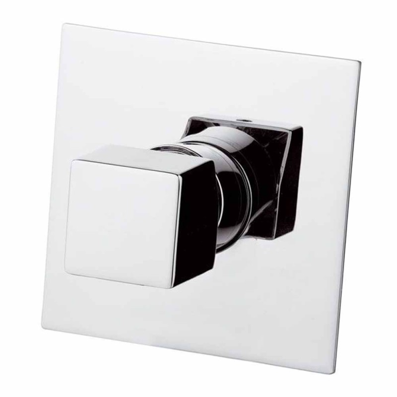 Miscelatore incasso doccia daniel rubinetterie made in italy, design quadro Daniel Rubinetterie CU602CR