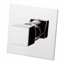 Miscelatore incasso doccia daniel rubinetterie made in italy, design quadro Daniel Rubinetterie CU602CR