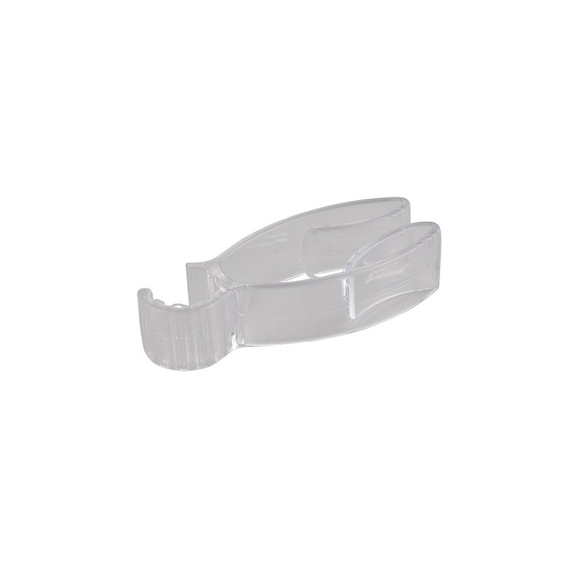 Gancio hook trasparente per aste o colonne doccia Idrobric CAVACC0113TR Gancio hook trasparente per aste o colonne doccia Idrobric CAVACC0113TR