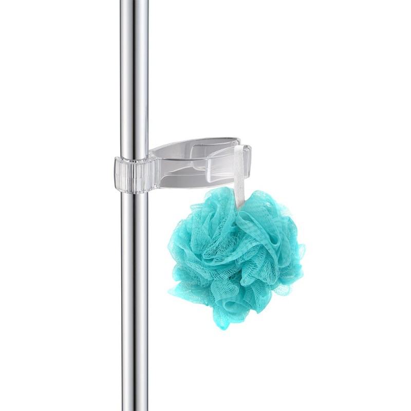 Gancio hook trasparente per aste o colonne doccia Idrobric CAVACC0113TR Gancio hook trasparente per aste o colonne doccia Idrobric CAVACC0113TR