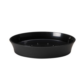 Porta sapone nero - serie bowling Aquasanit QB3110NE