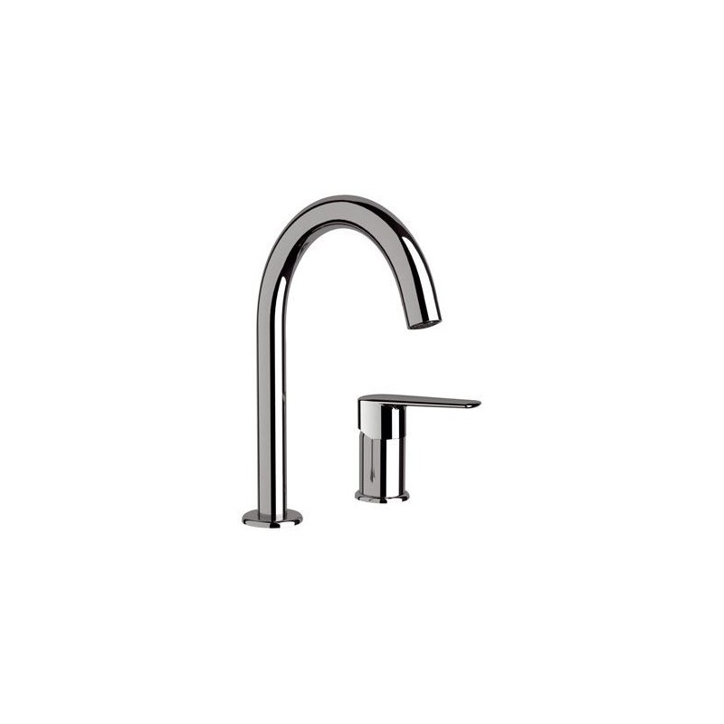 Miscelatore monocomando lavabo due fori serie vanity Remer V57