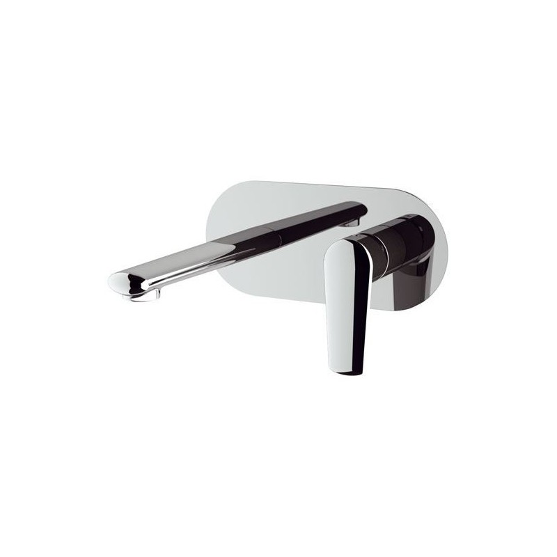 Miscelatore lavabo da incasso con piastra orizzontale serie vanity Remer V15