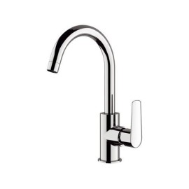 Rubinetto per cucina con bocca alta girevole, modello corto - serie vanity Remer V72C