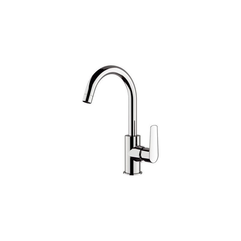 Rubinetto per cucina con bocca alta girevole, modello corto - serie vanity Remer V72C