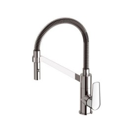 Miscelatore per lavello cucina di design con doccetta estraibile, serie vanity Remer V533
