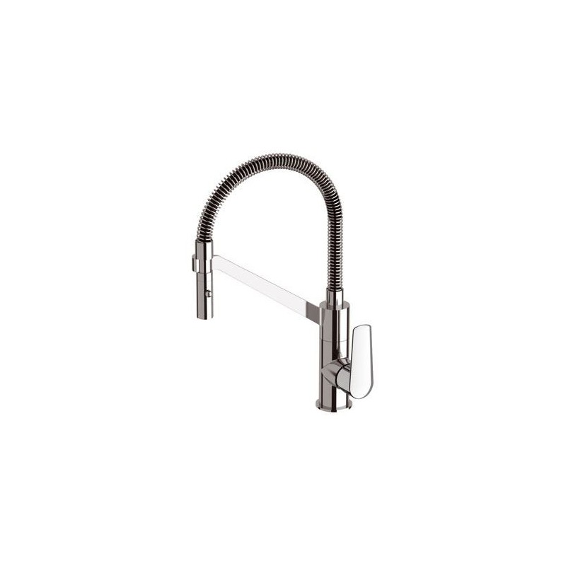 Miscelatore per lavello cucina di design con doccetta estraibile, serie vanity Remer V533