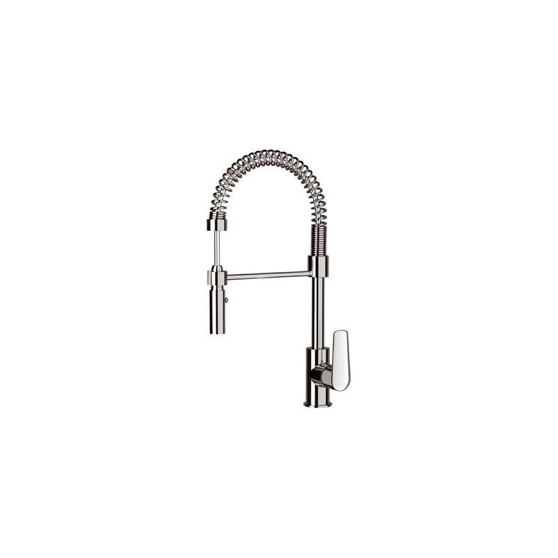 Rubinetto cucina con doccetta sganciabile ed orientabile a due funzioni serie vanity Remer V77E