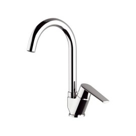 Rubinetto lavello cucina con bocca alta girevole, serie vanity Remer V42B