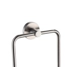 Porta salviette ad anello in acciaio serie steel - fissaggio ad incollo o con viti Idrobric A207160AS Porta salviette ad anello in acciaio serie steel - fissaggio ad incollo o con viti Idrobric A207160AS