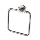 Porta salviette ad anello in acciaio serie steel - fissaggio ad incollo o con viti Idrobric A207160AS Porta salviette ad anello in acciaio serie steel - fissaggio ad incollo o con viti Idrobric A207160AS