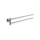 Porta salviette a snodo in acciaio serie steel - fissaggio ad incollo o con viti Idrobric A207150AS Porta salviette a snodo in acciaio serie steel - fissaggio ad incollo o con viti Idrobric A207150AS