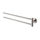 Porta salviette a snodo in acciaio serie steel - fissaggio ad incollo o con viti Idrobric A207150AS Porta salviette a snodo in acciaio serie steel - fissaggio ad incollo o con viti Idrobric A207150AS
