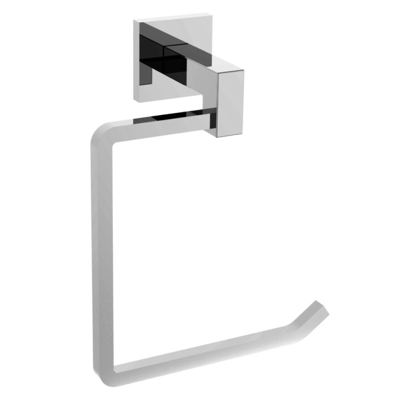 Porta salviette ad anello serie frame - fissaggio incollo o viti Aquasanit A208160CR Porta salviette ad anello serie frame - fissaggio incollo o viti Aquasanit A208160CR