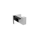 Porta abito 1 posto cromato serie frame - fissaggio incollo o viti Aquasanit A20821SCR Porta abito 1 posto cromato serie frame - fissaggio incollo o viti Aquasanit A20821SCR