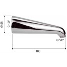 Braccio doccia, conico 20 cm Remer 34620