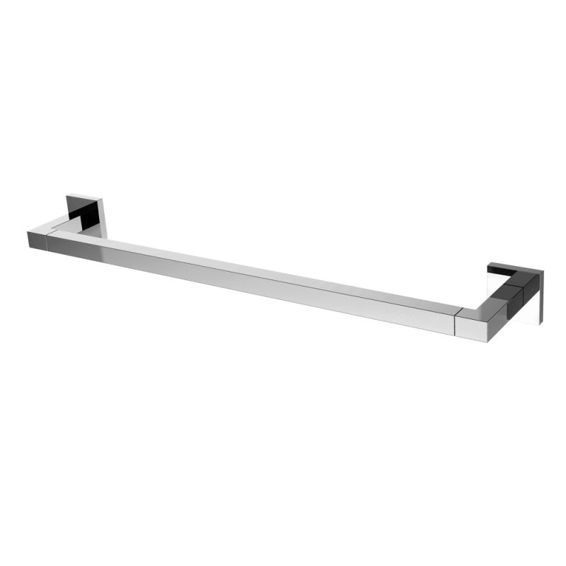 Porta salviette da 45 cm cromato serie frame - fissaggio incollo o viti Aquasanit A20890BCR