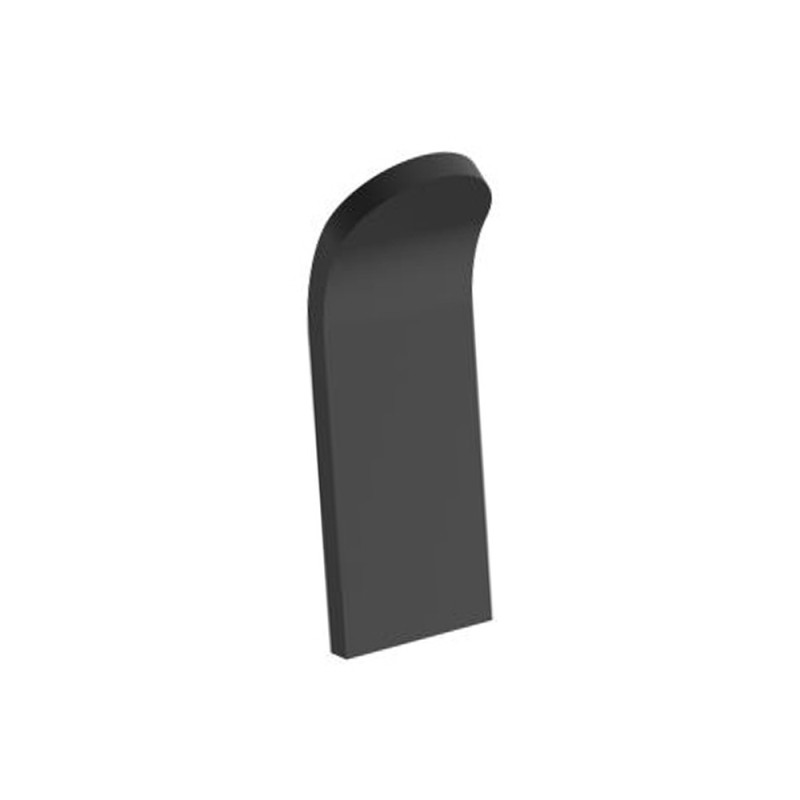 Gancio nero serie evolution - fissaggio con biadesivo o ad incollo Aquasanit A20521SNE