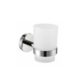 Bicchiere porta spazzolini serie shell - fissaggio ad incollo o con viti Aquasanit A209100CR