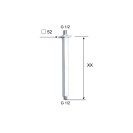 Braccio doccia da soffitto quadrato 10 cm Remer 347S10