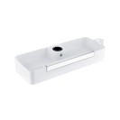 Mensola per aste doccia con tergivetro e supporto doccetta - serie concept Aquasanit A112009MT