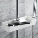 Mensola per aste doccia con tergivetro e supporto doccetta - serie concept Aquasanit A112009MT