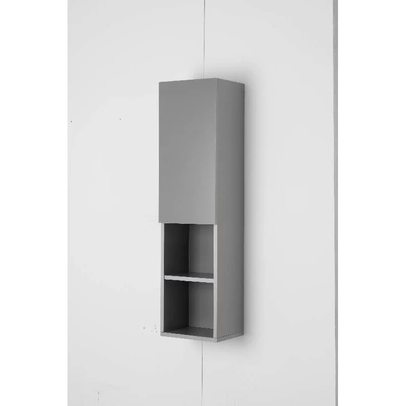 Pensile con anta singola h115x30 grigio pastello Feridras 803007 Pensile con anta singola h115x30 grigio pastello Feridras 803007