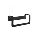 Porta salviette ad anello nero serie skyline - fissaggio biadesivo o incollo Aquasanit A202160NE