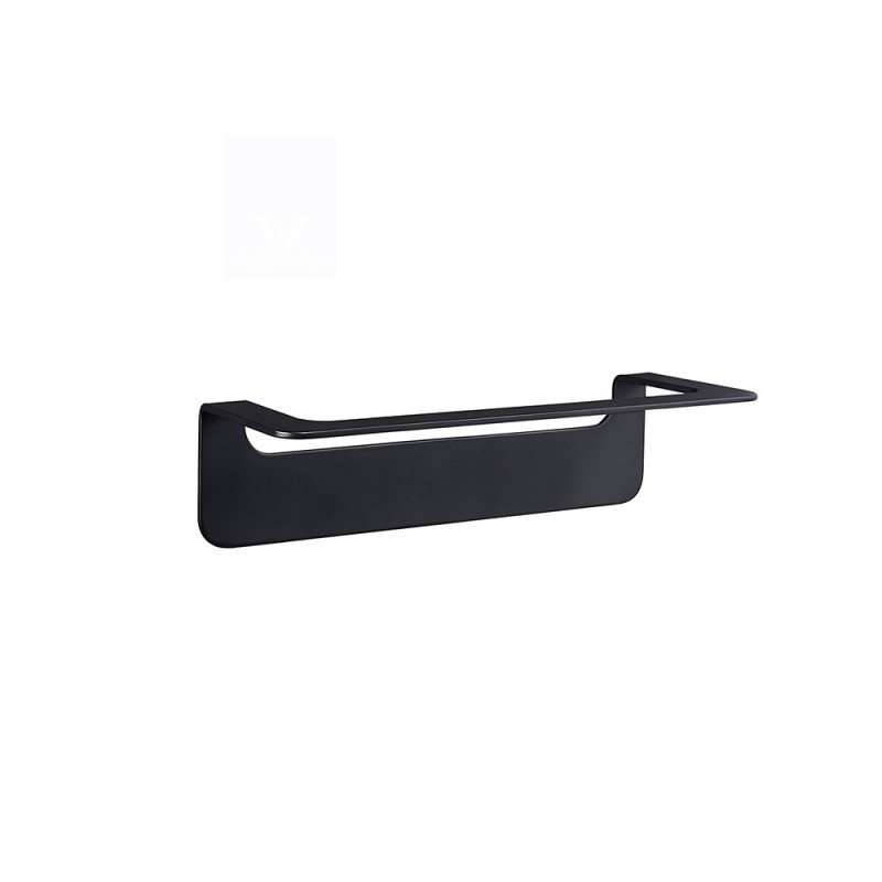 Porta salviette nero da 30 cm serie skyline - fissaggio biadesivo o incollo Aquasanit A20290ANE