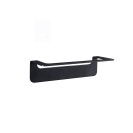 Porta salviette nero da 30 cm serie skyline - fissaggio biadesivo o incollo Aquasanit A20290ANE