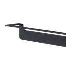 Porta salviette nero da 60 cm serie skyline - fissaggio biadesivo o incollo Aquasanit A20290CNE