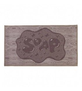 Tappeto color tortora 60x100 cm serie soap Feridras 104002