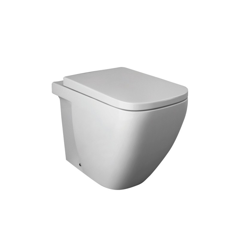 Vaso wc in ceramica con installazione a filo muro - serie caroline Rak Ceramics SCACER0719VF