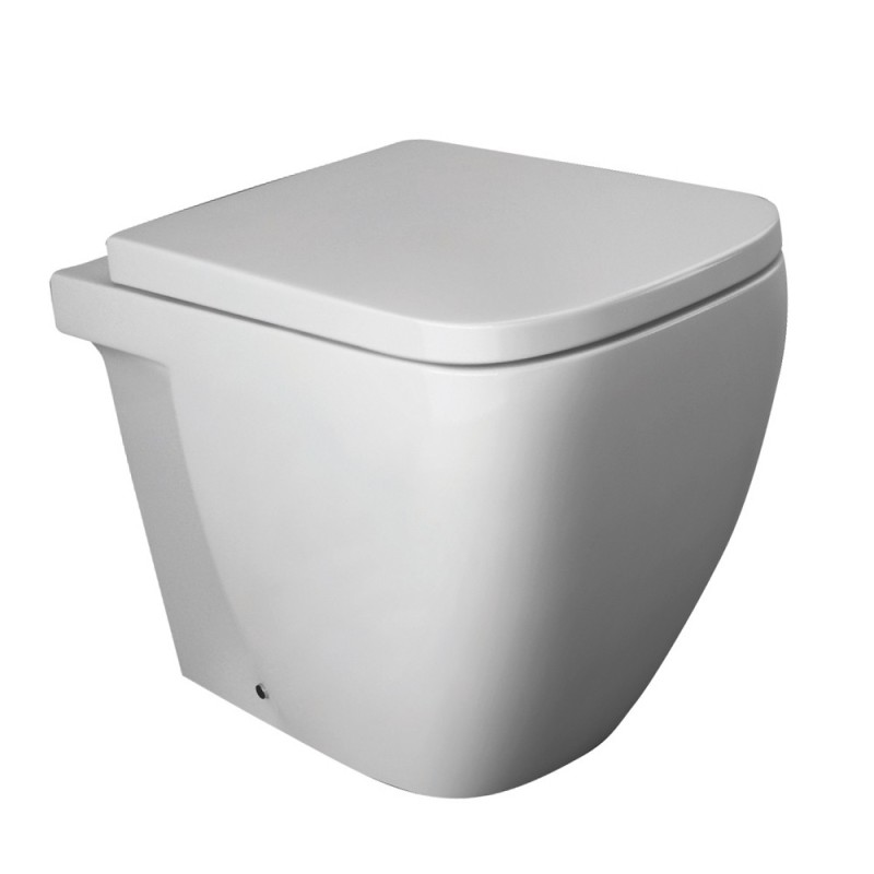 Vaso wc in ceramica con installazione a filo muro - serie caroline Rak Ceramics SCACER0719VF
