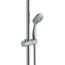 Colonna doccia in metallo cromato e doccino a 3 getti - serie mali Idrobric SCACOL0163CR