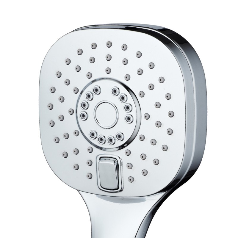 Doccino cromato a 2 getti con pulsante comando - serie paros Idrobric SAPDOC0219CR
