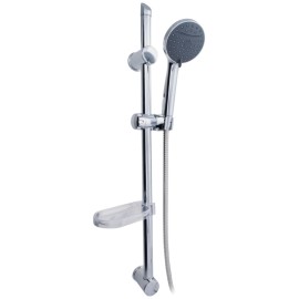 Saliscendi serie ninfea 2 funzioni cromato con portasapone Idrobric BLISAL0052CR