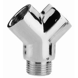 Raccordo ffm a 3 vie cromato lucido da 1/2" Idrobric N0358