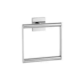 Porta salviette ad anello a parete serie xeno - fissaggio incollo o viti Aquasanit A204160CR