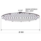 Soffione a pioggia piatto Remer 359MMXLX Soffione a pioggia piatto Remer 359MMXLX