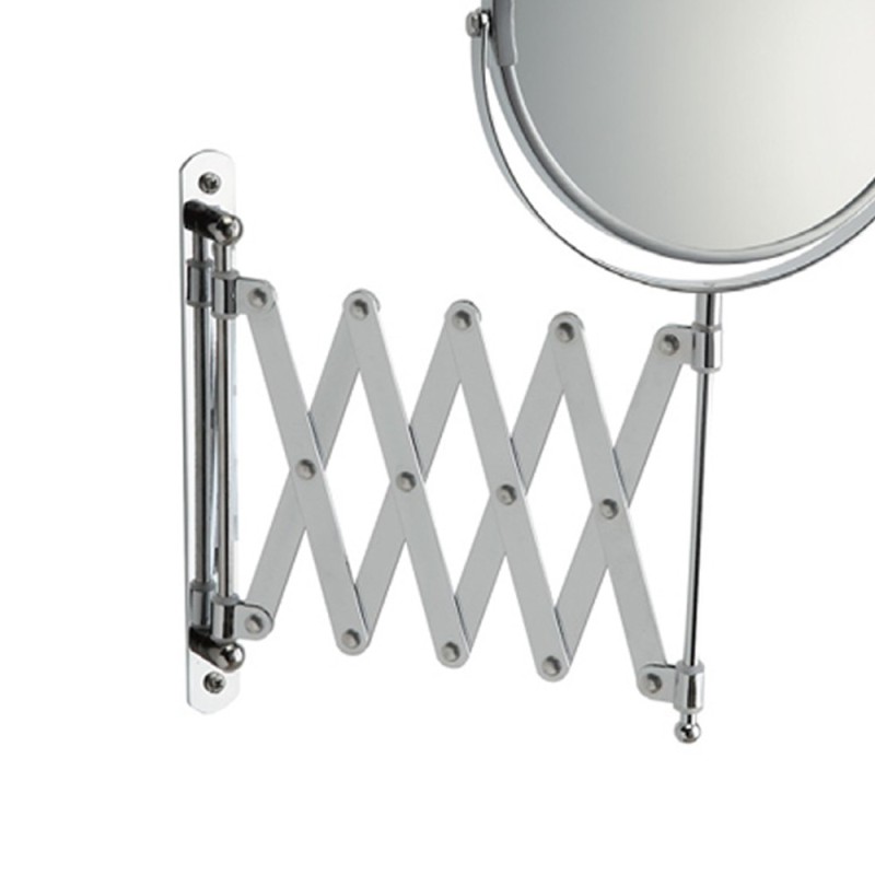 Specchio ingranditore a parete con braccio estensibile Aquasanit AV658ACR001