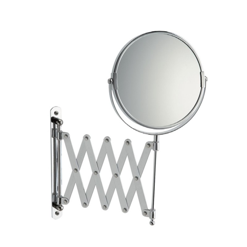 Specchio ingranditore a parete con braccio estensibile Aquasanit AV658ACR001
