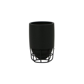 Bicchiere nero - serie grid Aquasanit QG1100NE