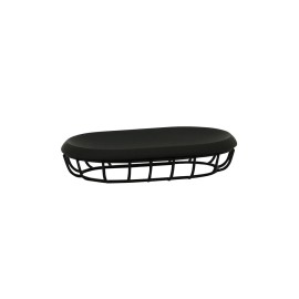 Porta sapone nero - serie grid Aquasanit QG1110NE