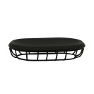 Porta sapone nero - serie grid Aquasanit QG1110NE