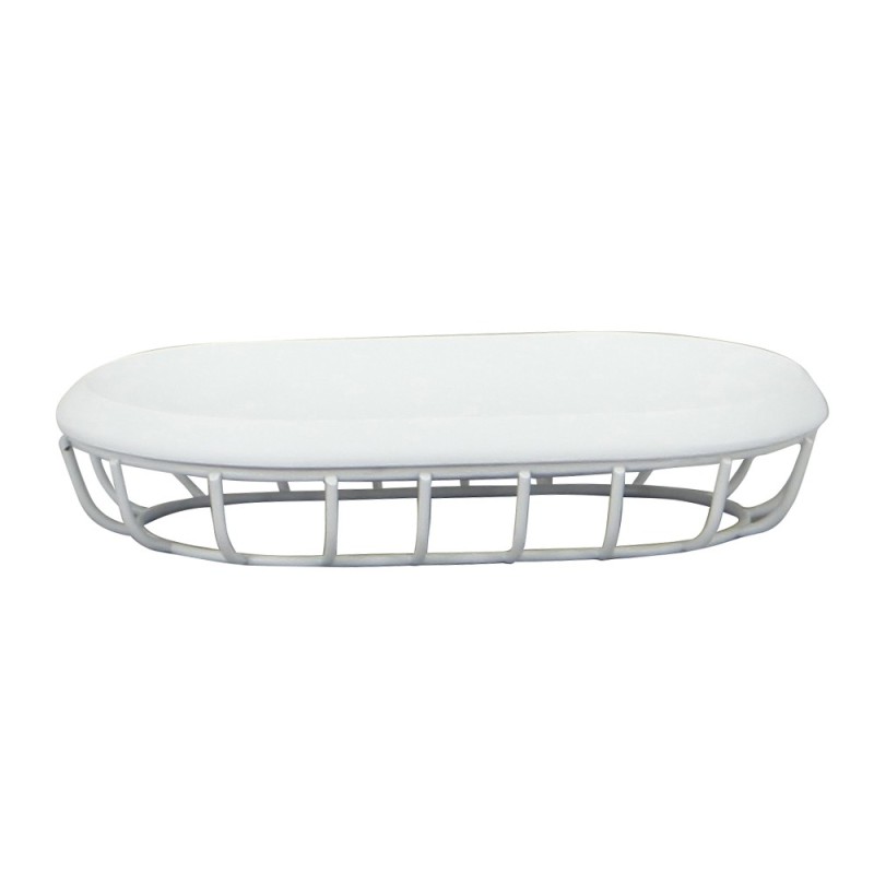Porta sapone bianco - serie grid Aquasanit QG1110WW