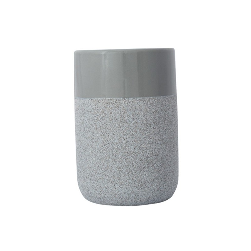 Porta spazzolini in ceramica - serie rock Aquasanit QG3100GR