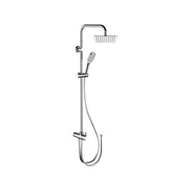 Colonna doccia moderna con soffione quadrato ultra piatto Remer 330X8CPUFD20NRA
