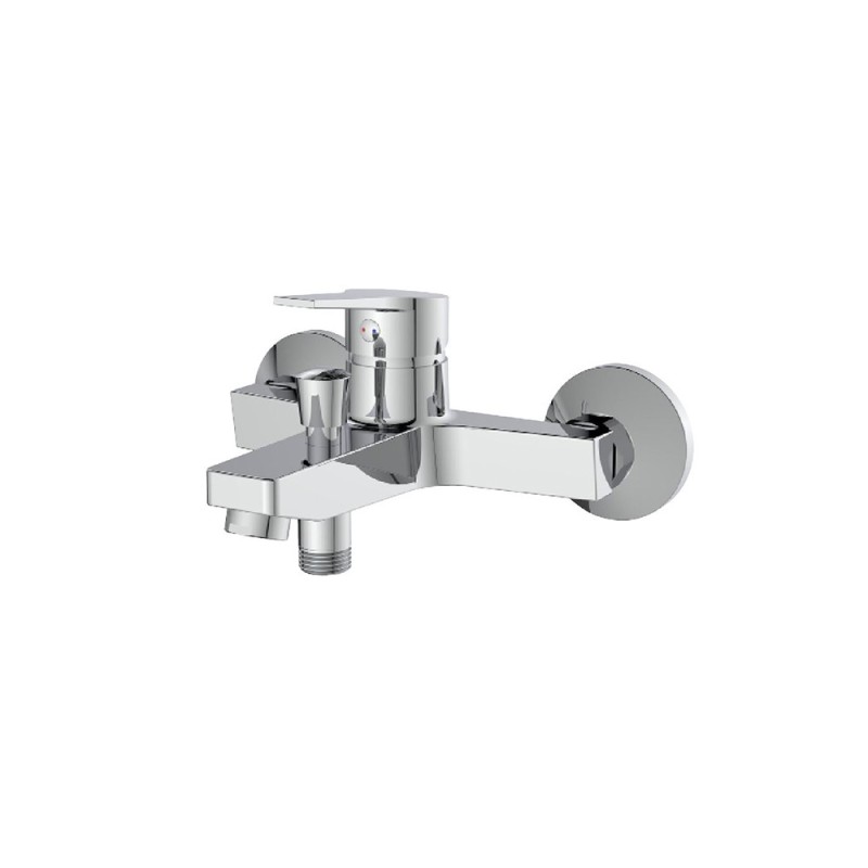 Rubinetto vasca cromato con leva in metallo - Serie Hellis Idrobric SCARUB1016CR